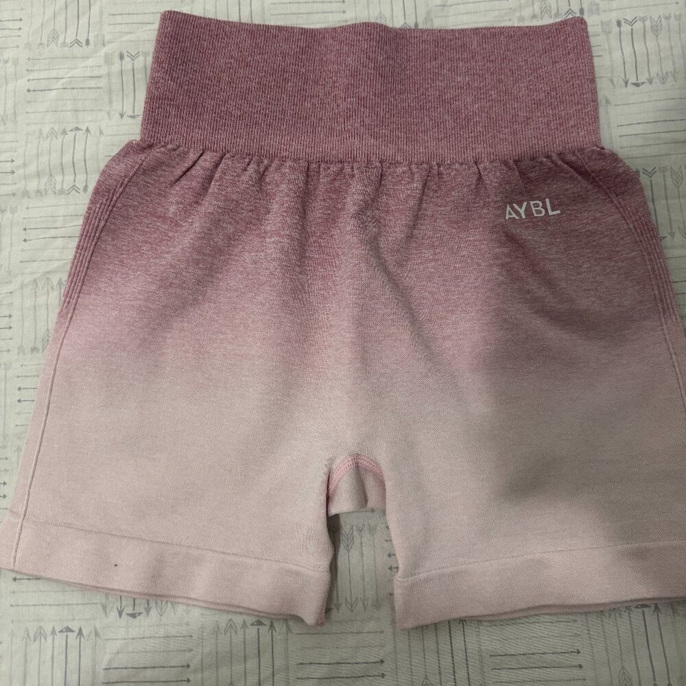 AYBL Small Pink Ombre Gym shorts